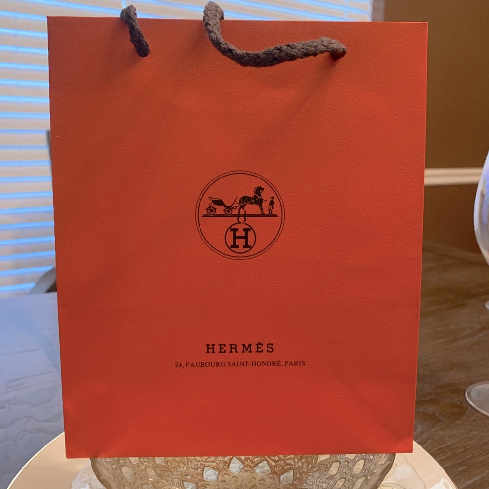 Hermès paper shopping bag